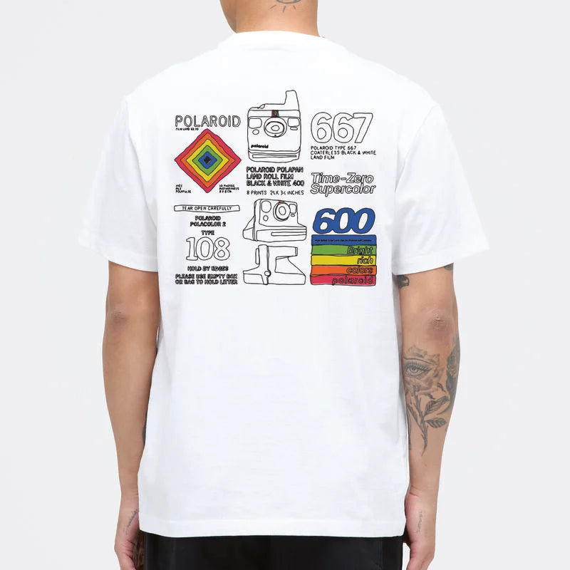 Stance Polaroid Cartridge White S/s Shirt