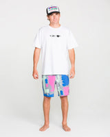 Volcom Antonio Carrau FA Head Check White S/s Shirt