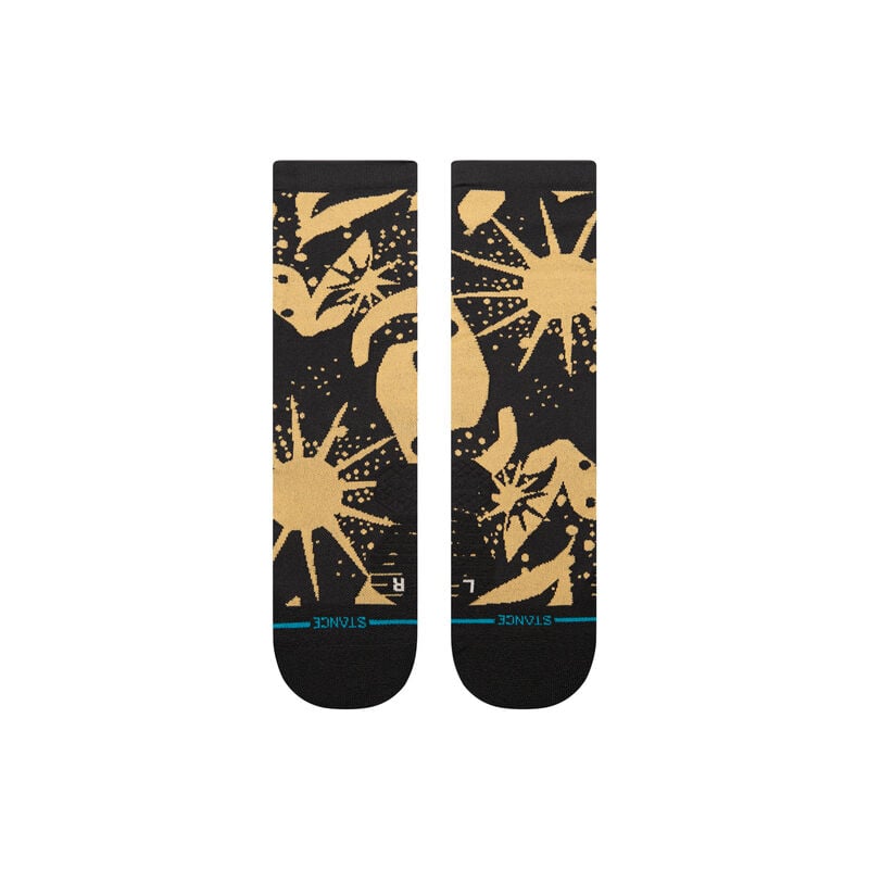 Stance Sun Dust Black Brown Crew Socks