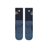 Stance Peaks Ribbed Light Crew Navy Socks