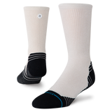 Stance Ribbed Run Light Crew Oatmeal Socks