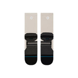 Stance Ribbed Run Light Crew Oatmeal Socks