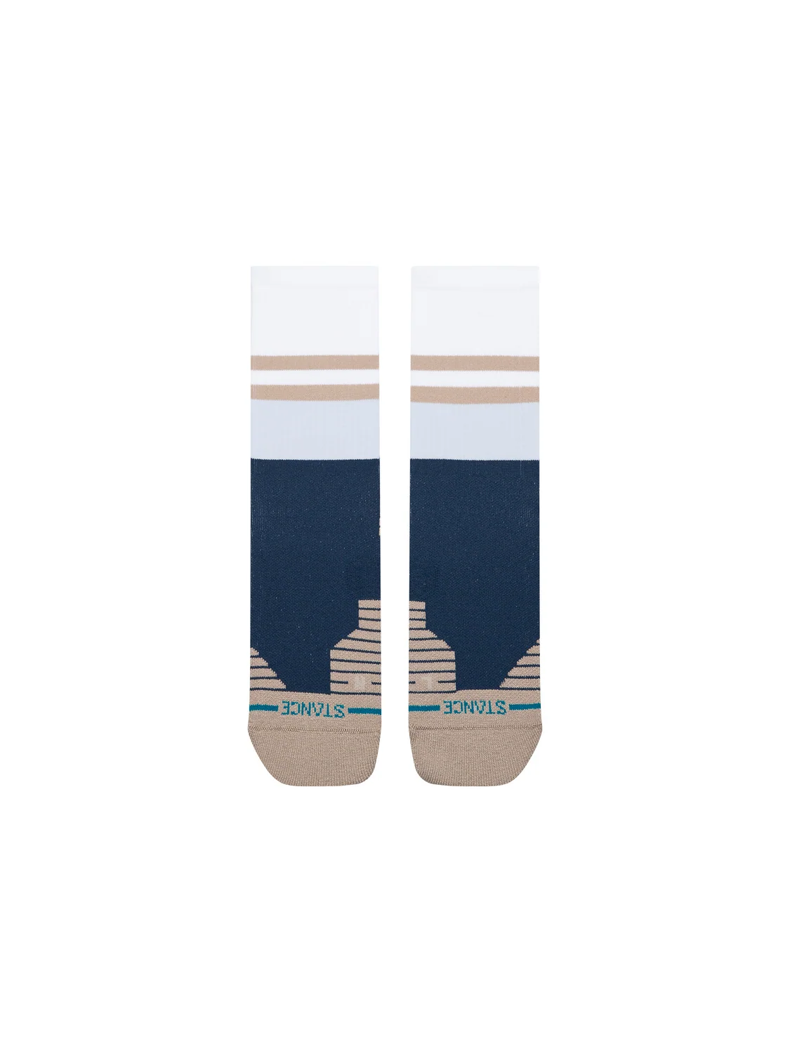 Stance Horizon Mid Ribbed Crew Multi Socks