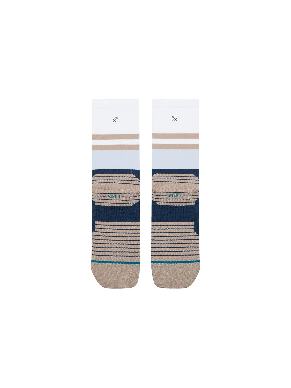 Stance Horizon Mid Ribbed Crew Multi Socks