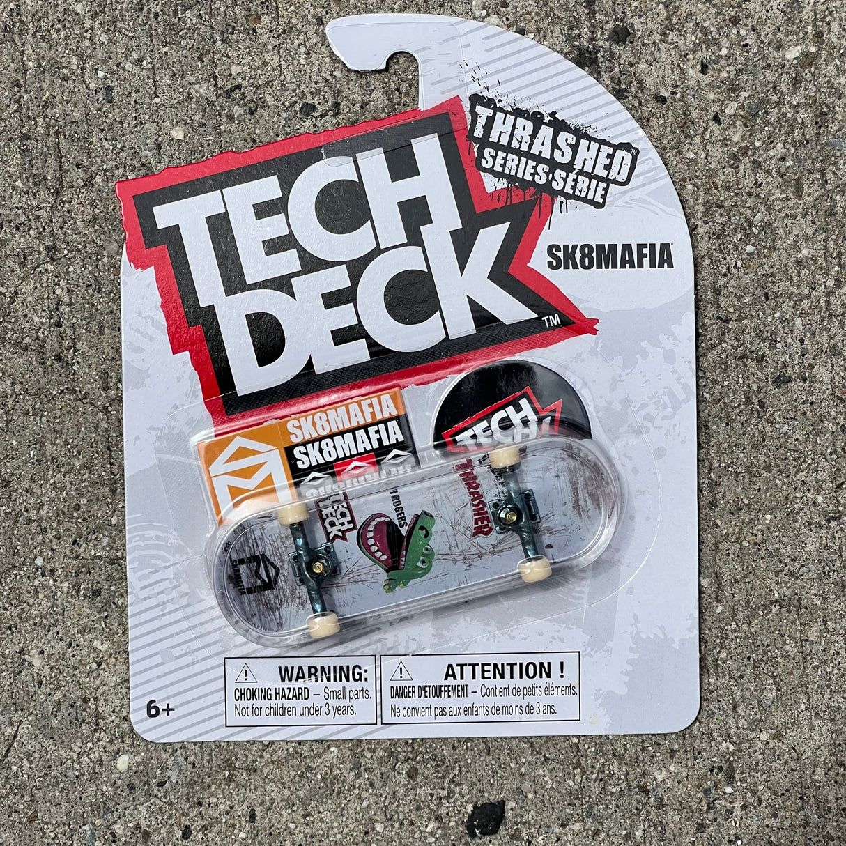Tech Deck Sk8Mafia TJ Rogers Thrashed Fingerboard Complete