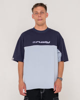 Rusty Infinity 2.0 Smokey Blue Tee S/s Shirt