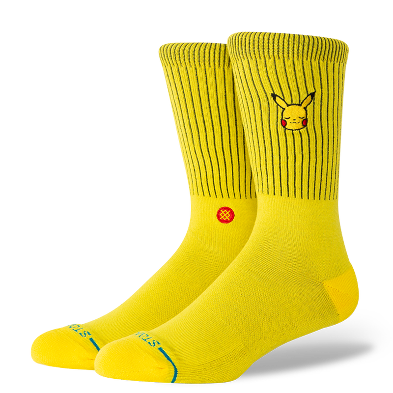 Stance Pikachu Pokemon Crew Yellow Socks