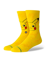 Stance Pikachu Bolt Crew Yellow Socks