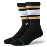 Stance Boyd St Black Brown Crew Socks