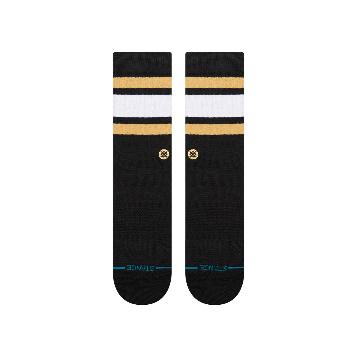 Stance Boyd St Black Brown Crew Socks