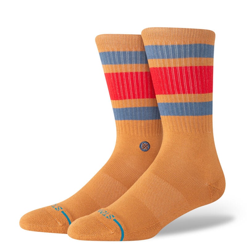 Stance Boyd ST Crew Tan Brown Socks