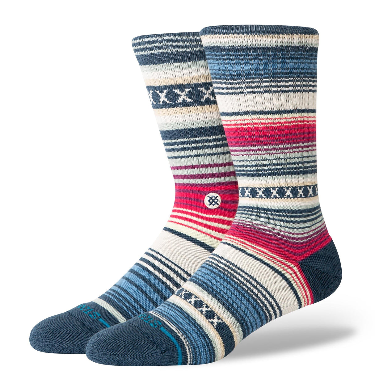 Stance Curren St Crew Indigo Navy Crew Socks