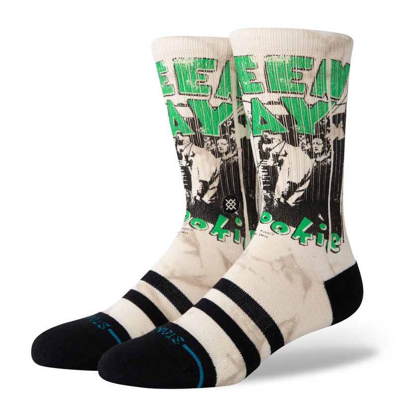 Stance Green Day x 1994 Off White Crew Socks