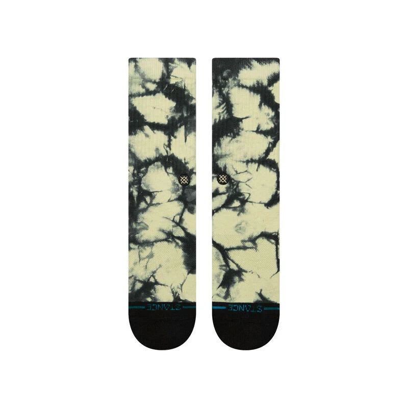 Stance Well Worn Green Black Crew Socks