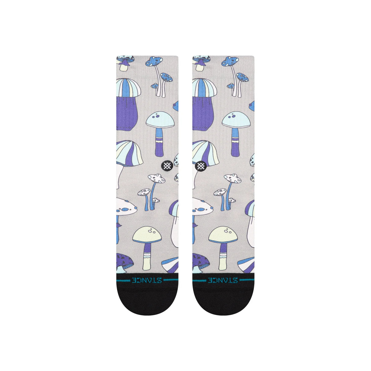 Stance Microbial String Grey Crew Socks