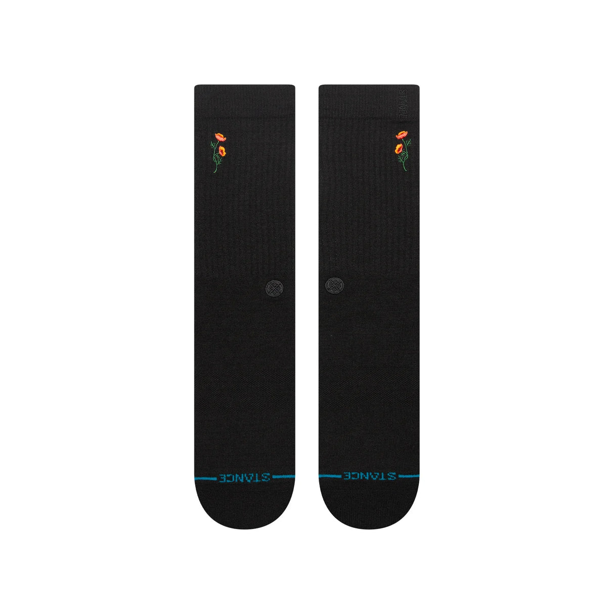 Stance Twiggy Black Crew Socks