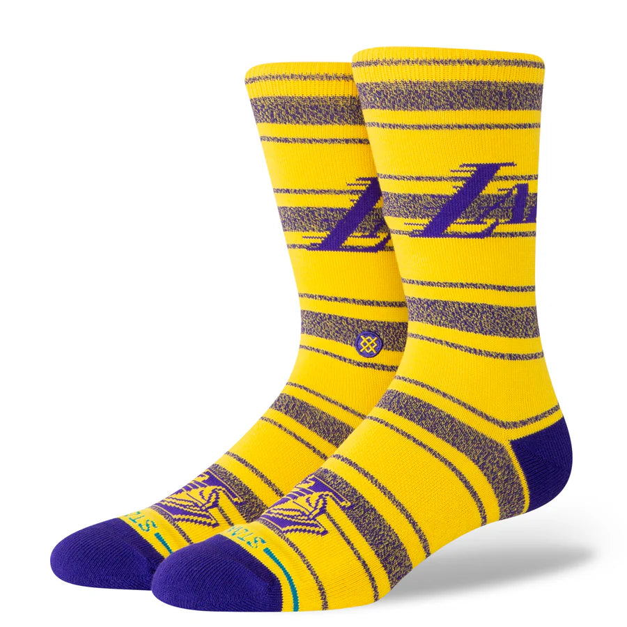 Stance Los Angeles Lakers Homesick Crew Gold Socks
