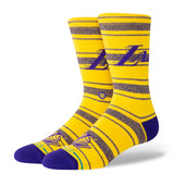 Stance Los Angeles Lakers Homesick Crew Gold Socks