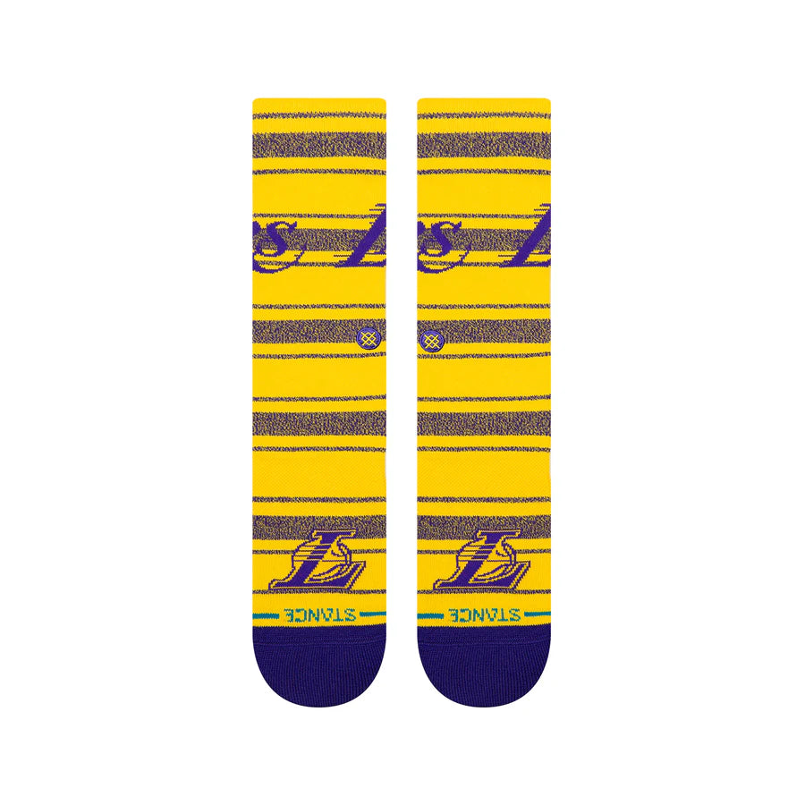 Stance Los Angeles Lakers Homesick Crew Gold Socks