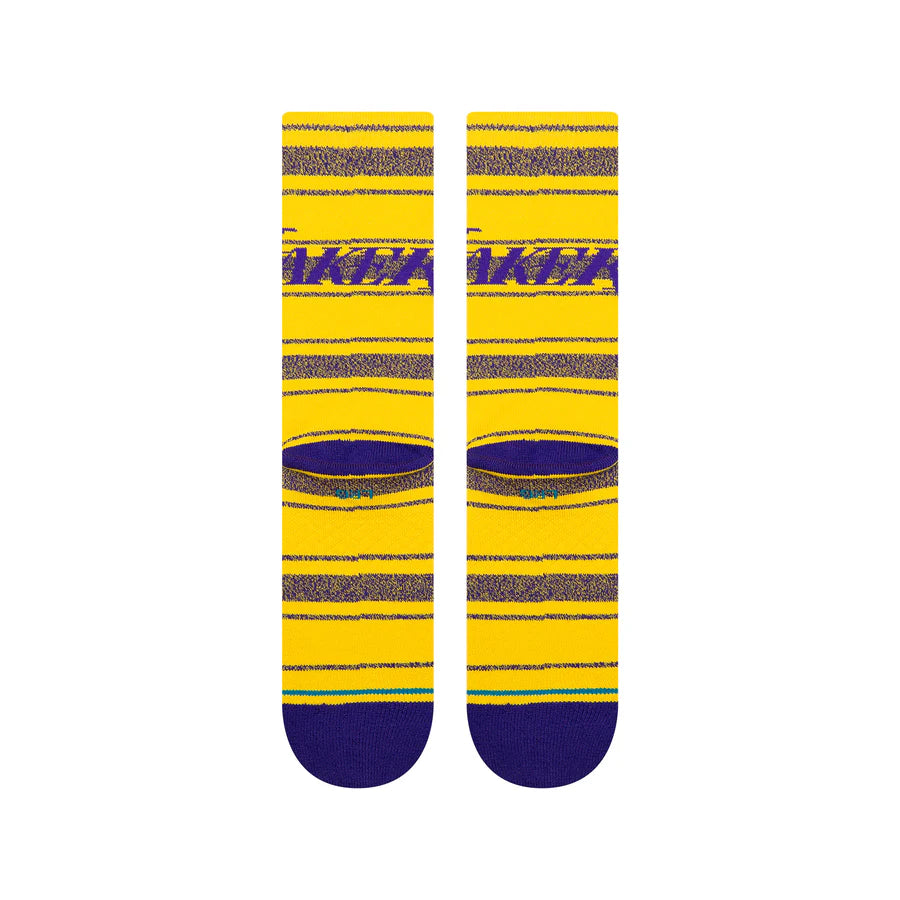 Stance Los Angeles Lakers Homesick Crew Gold Socks