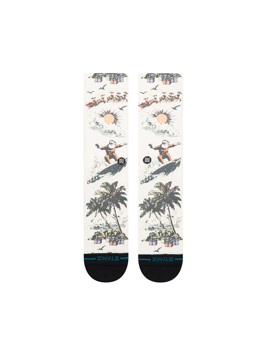 Stance San O Claus Cream Socks