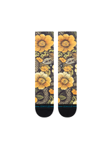 Stance Slither Crew Yellow Socks