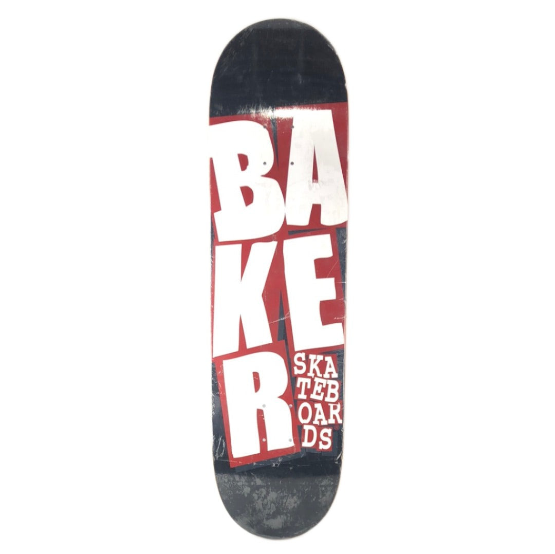 Baker Team Board Vertical Baker Black/Red/White Size 8.4 Skateboard Deck