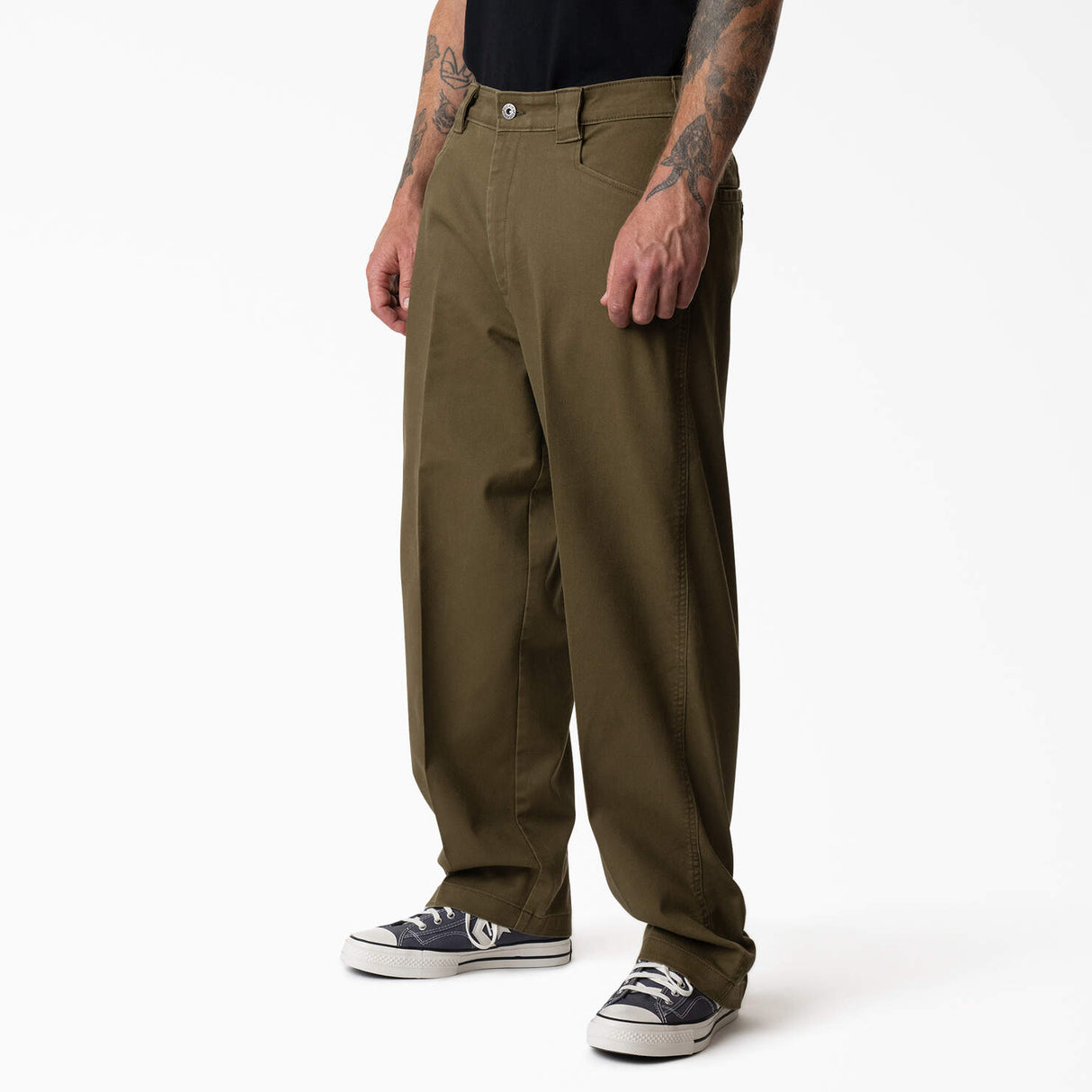 Dickies Mike Anderson Loose Fit Dark Olive Work Pants