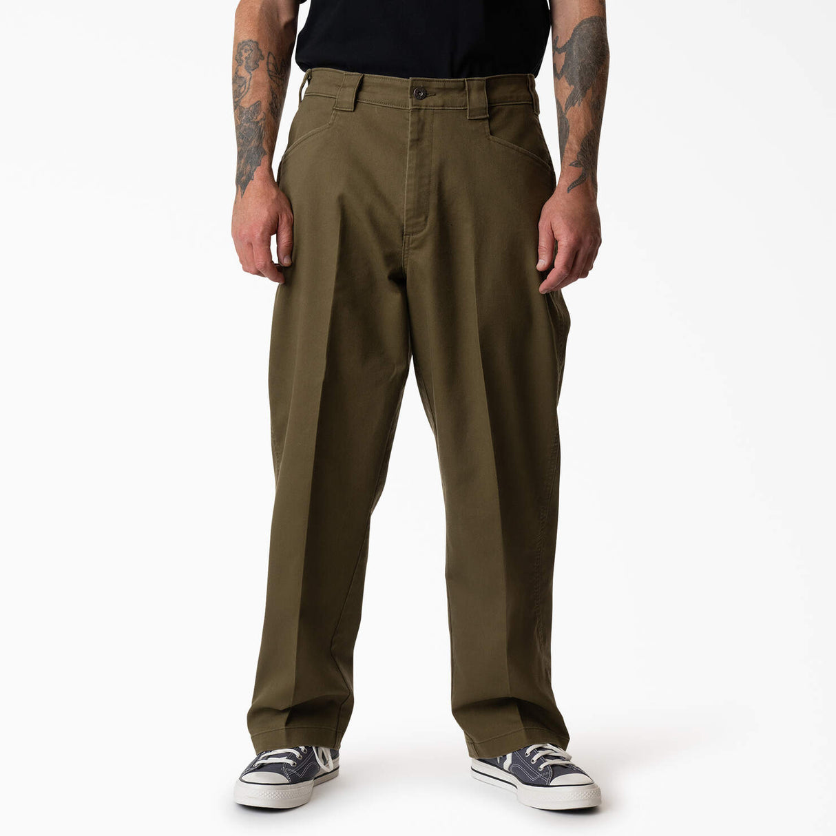Dickies Mike Anderson Loose Fit Dark Olive Work Pants