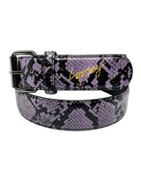 Loosey Slither Purple Snake Skin Belt