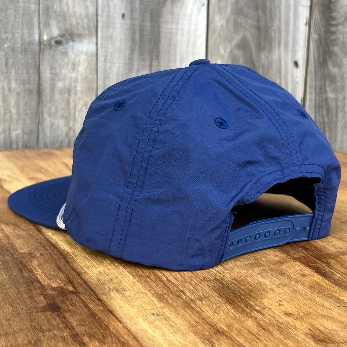 Long Beach Skate LBS Long Side Nylon Rope Navy Snapback Hat