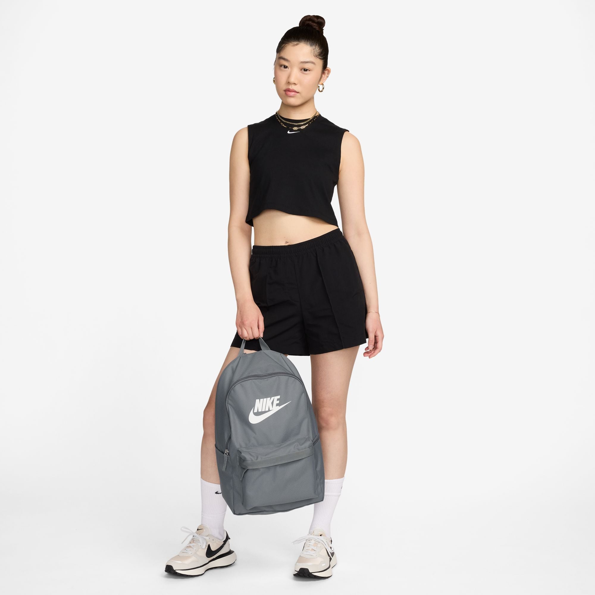 Nike Heritage Smoke Grey/White Backpack – Long Beach Skate Co