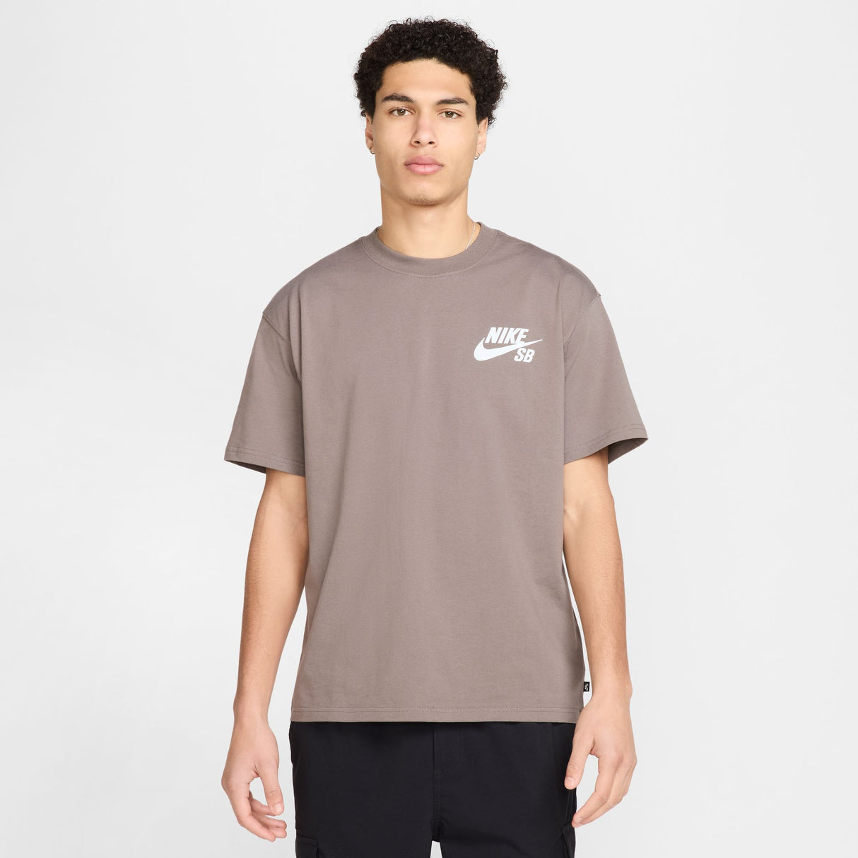 Nike SB Chest Icon Logo Cave Stone S/s Shirt