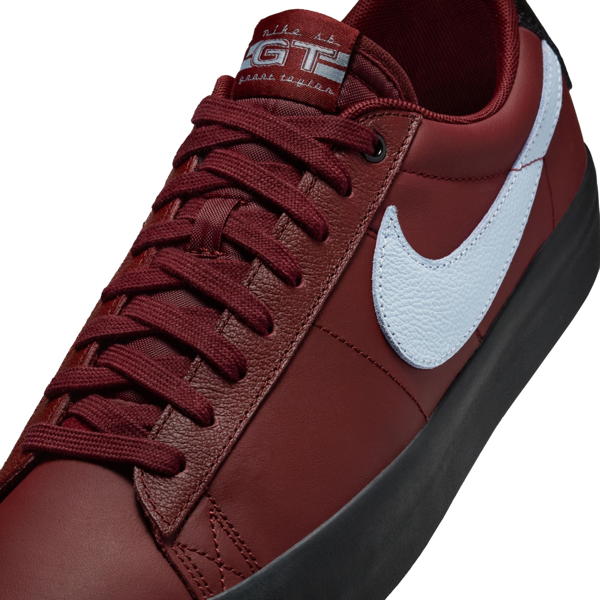 nike sb blazer low summit white dark team red