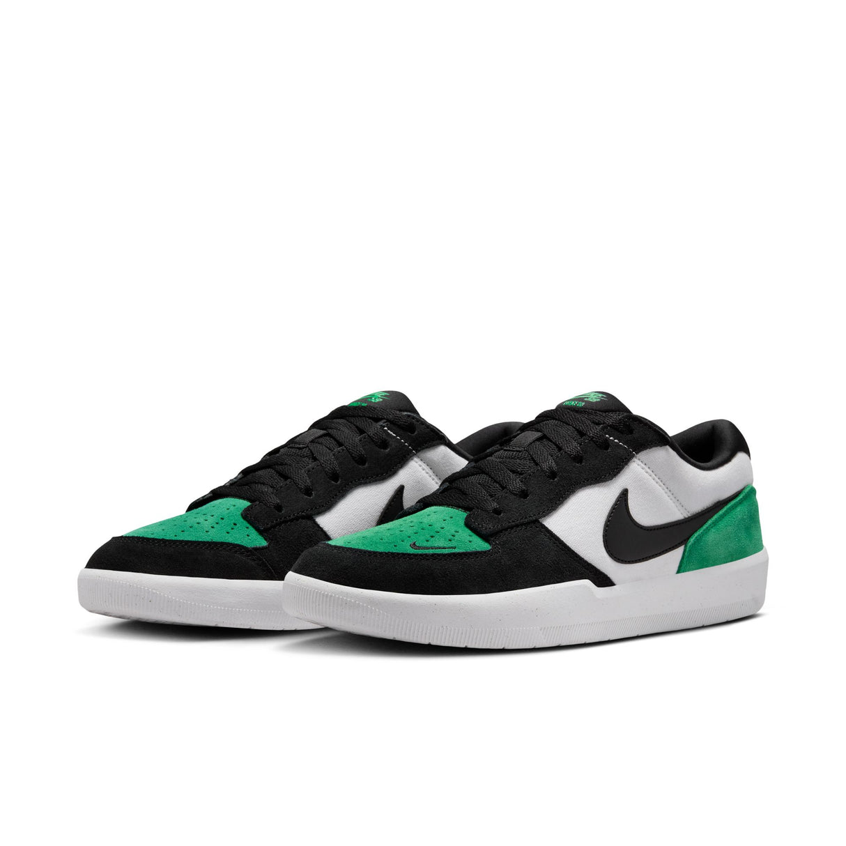 Nike SB Force 58 White/Black/Stadium Green Shoes