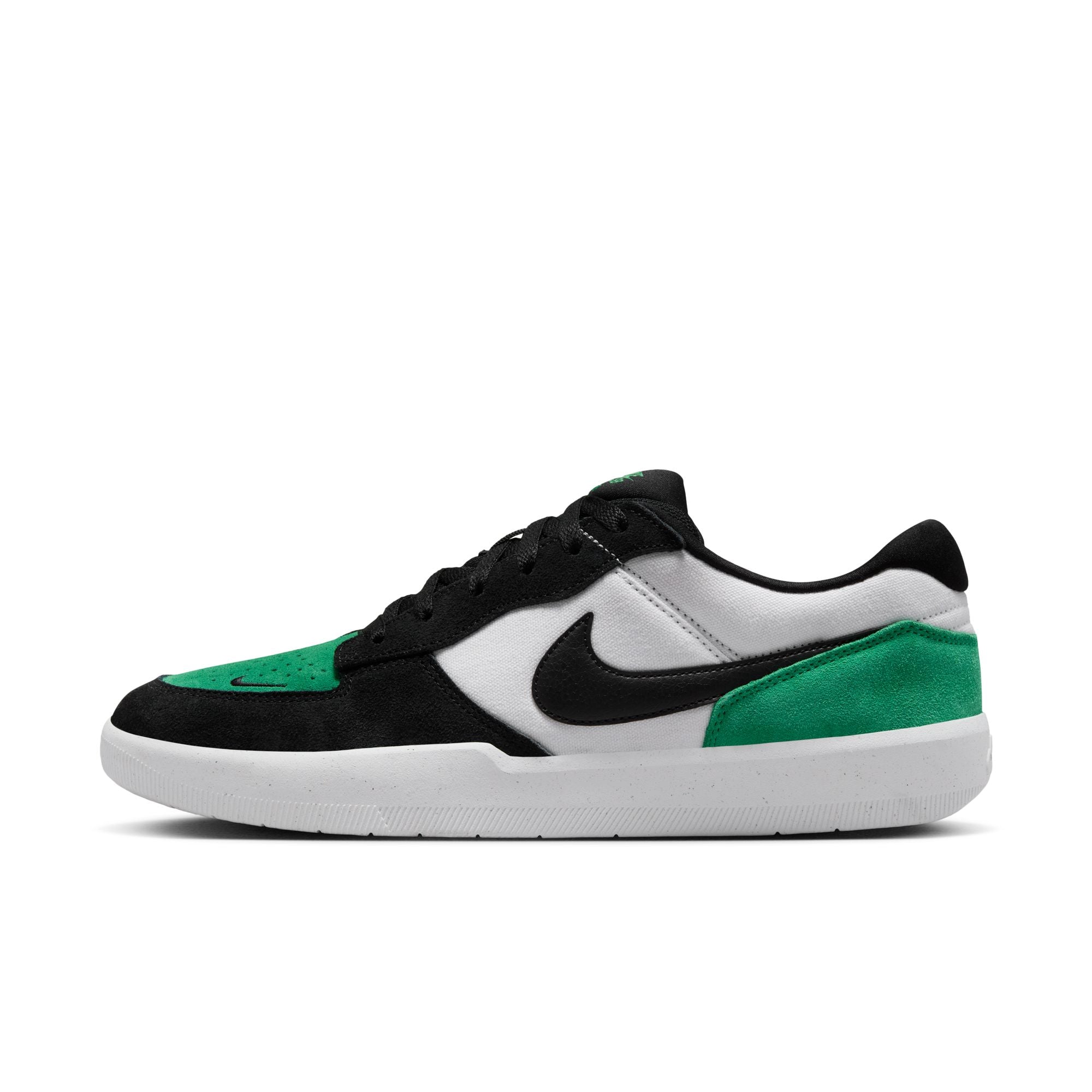 Nike SB Force 58 White/Black/Stadium Green Shoes – Long Beach Skate Co