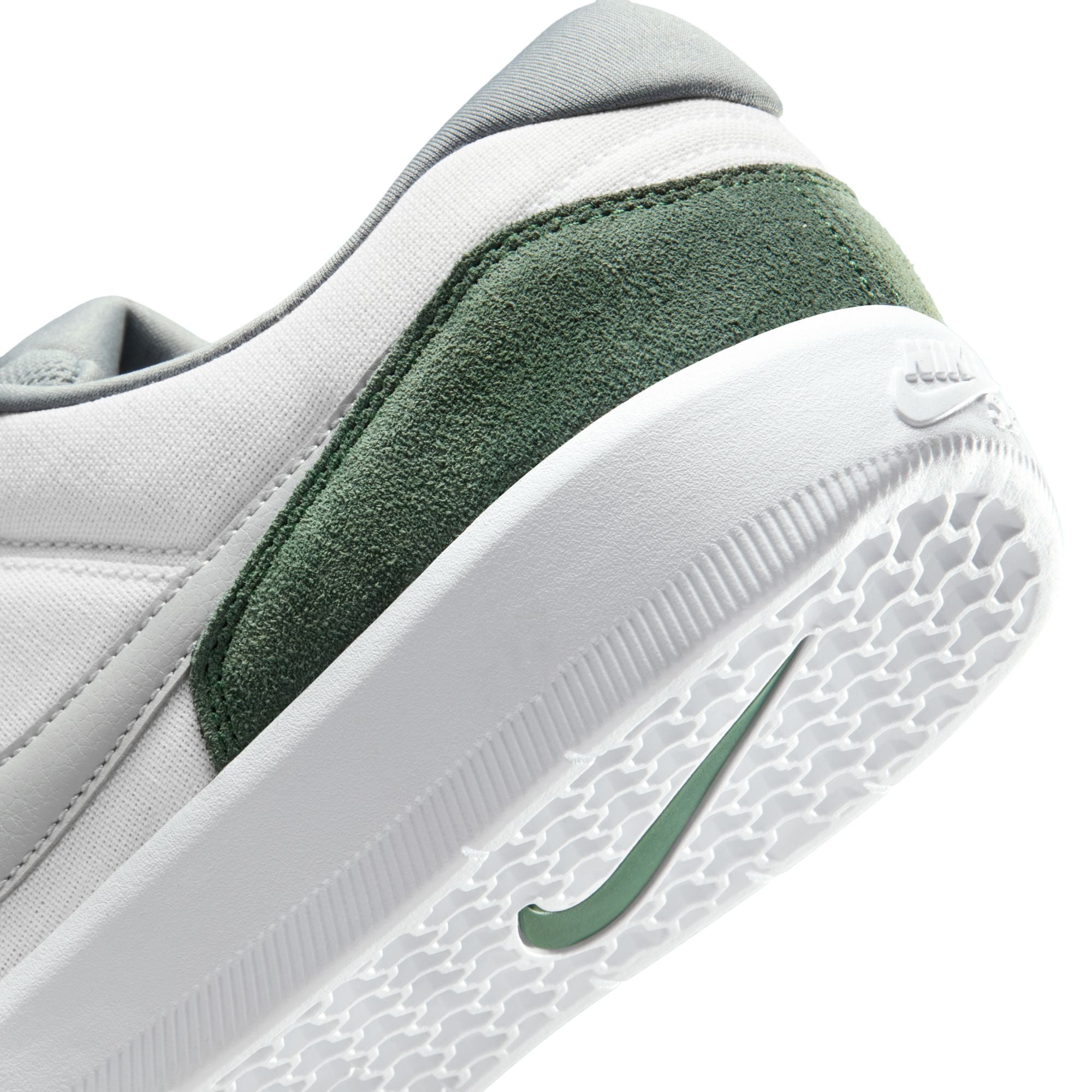 Nike SB Force 58 White/Flat Silver/Fir Shoes – Long Beach Skate Co