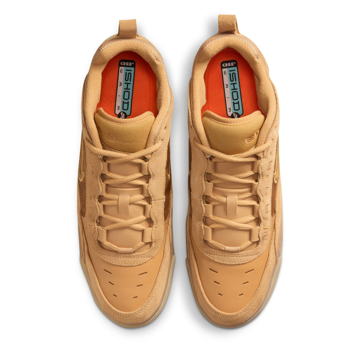 Nike SB Ishod 2 Air Max Flax/Wheat/Safety Orange Shoes