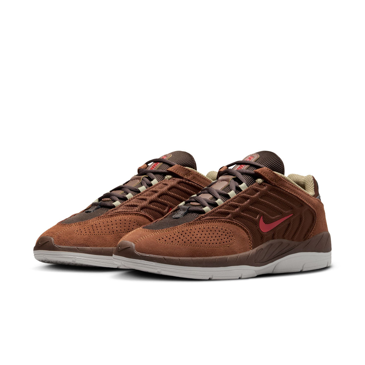 Nike SB Vertebrae Cacao Wow/Dragon Red/Lt British Tan Shoes