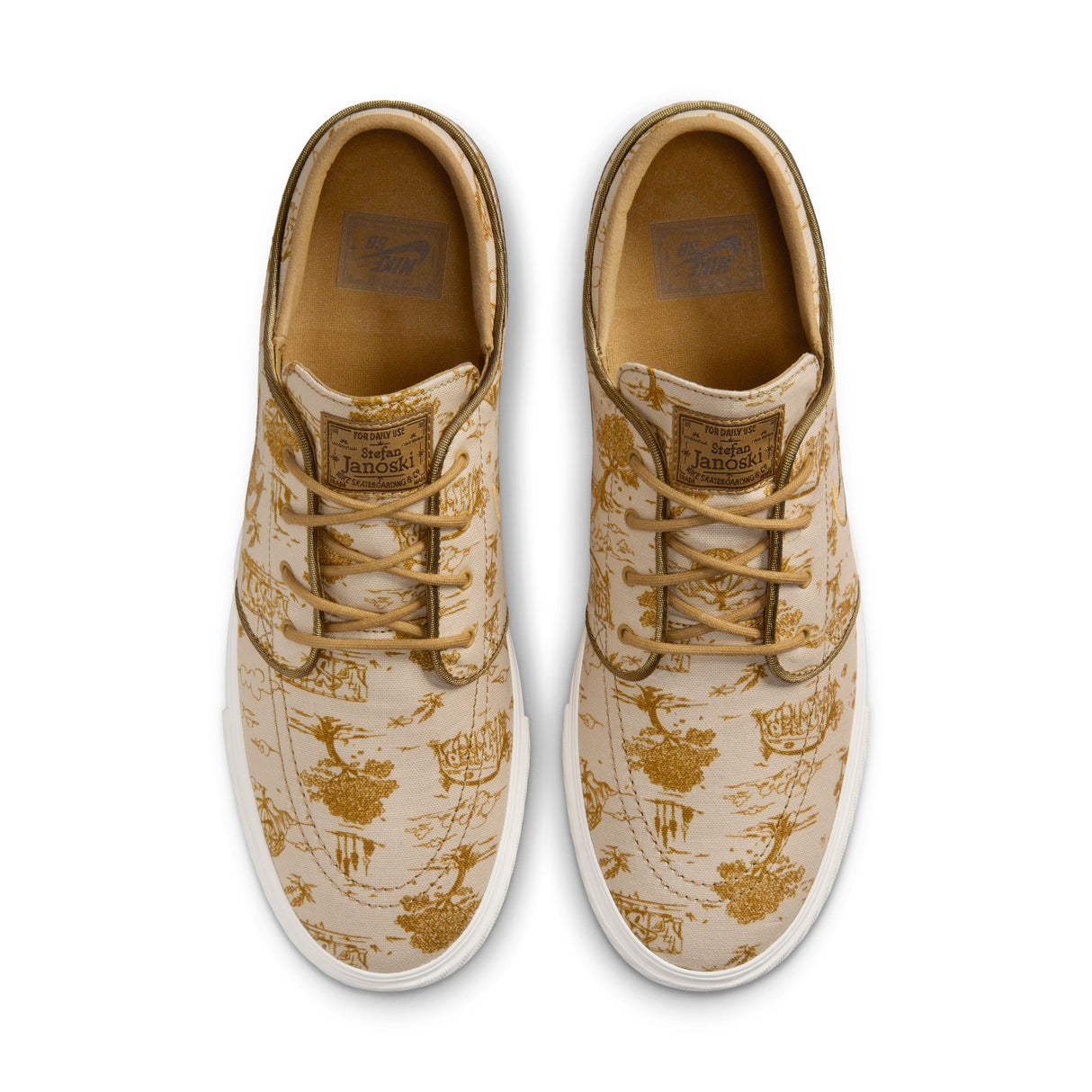 Nike SB Zoom Janoski OG+ Premium Sesame/Flt Gold Bronzine Sail Shoes