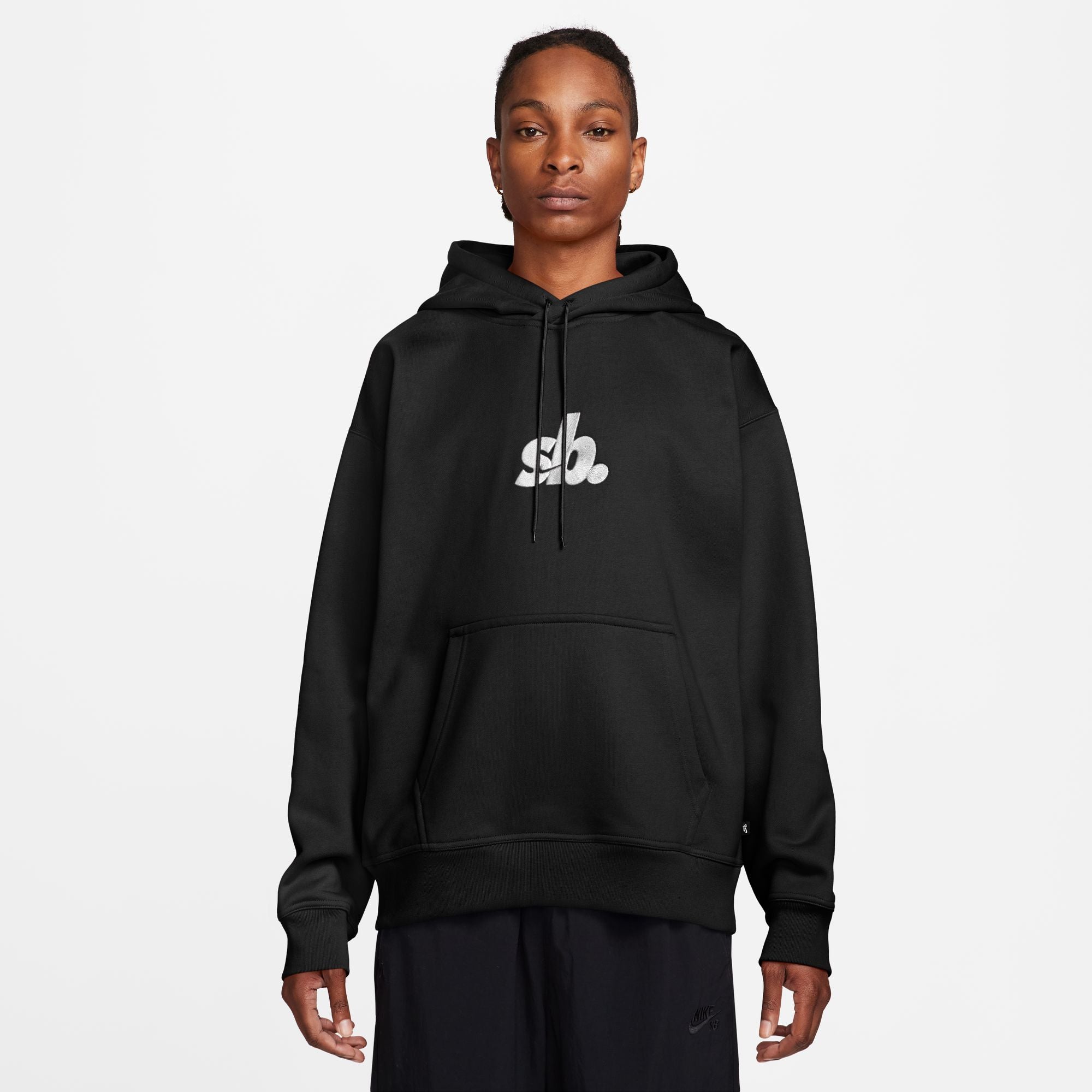 Nike embroidered best sale logo hoodie