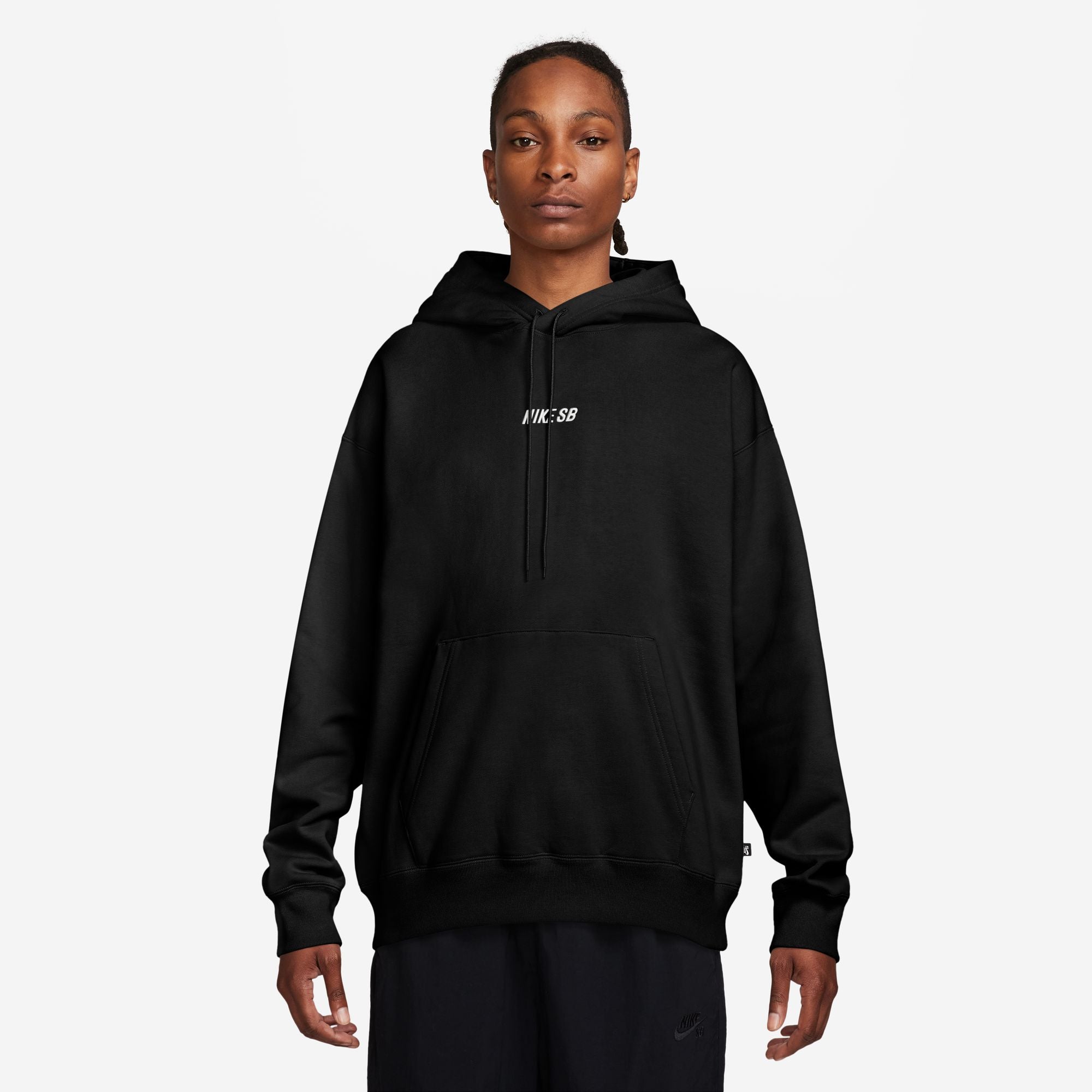 Nike SB Embroidered Essential Black Hooded Sweatshirt – Long Beach ...