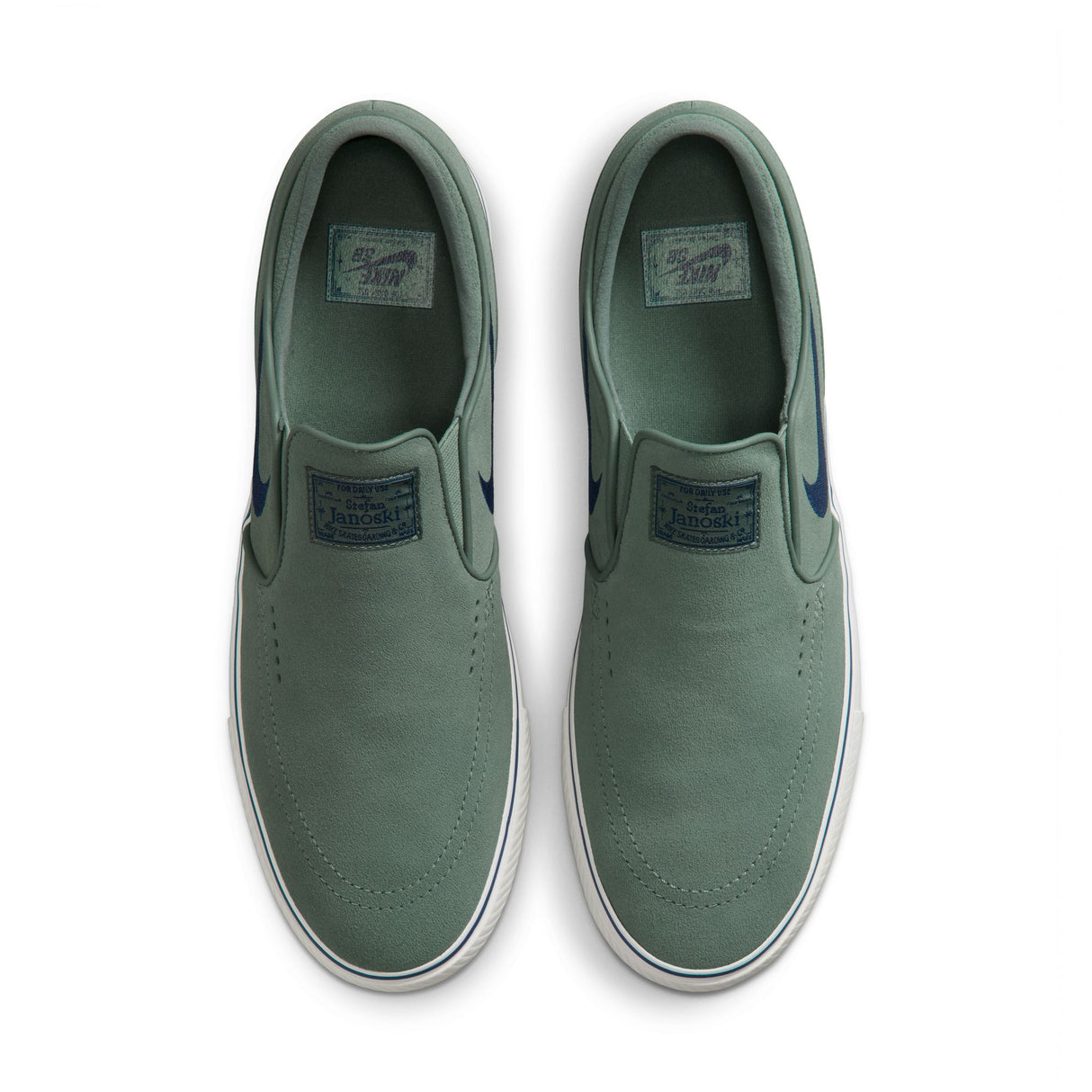 Nike SB Zoom Janoski+ Slip Clay Green/Navy/White Shoes