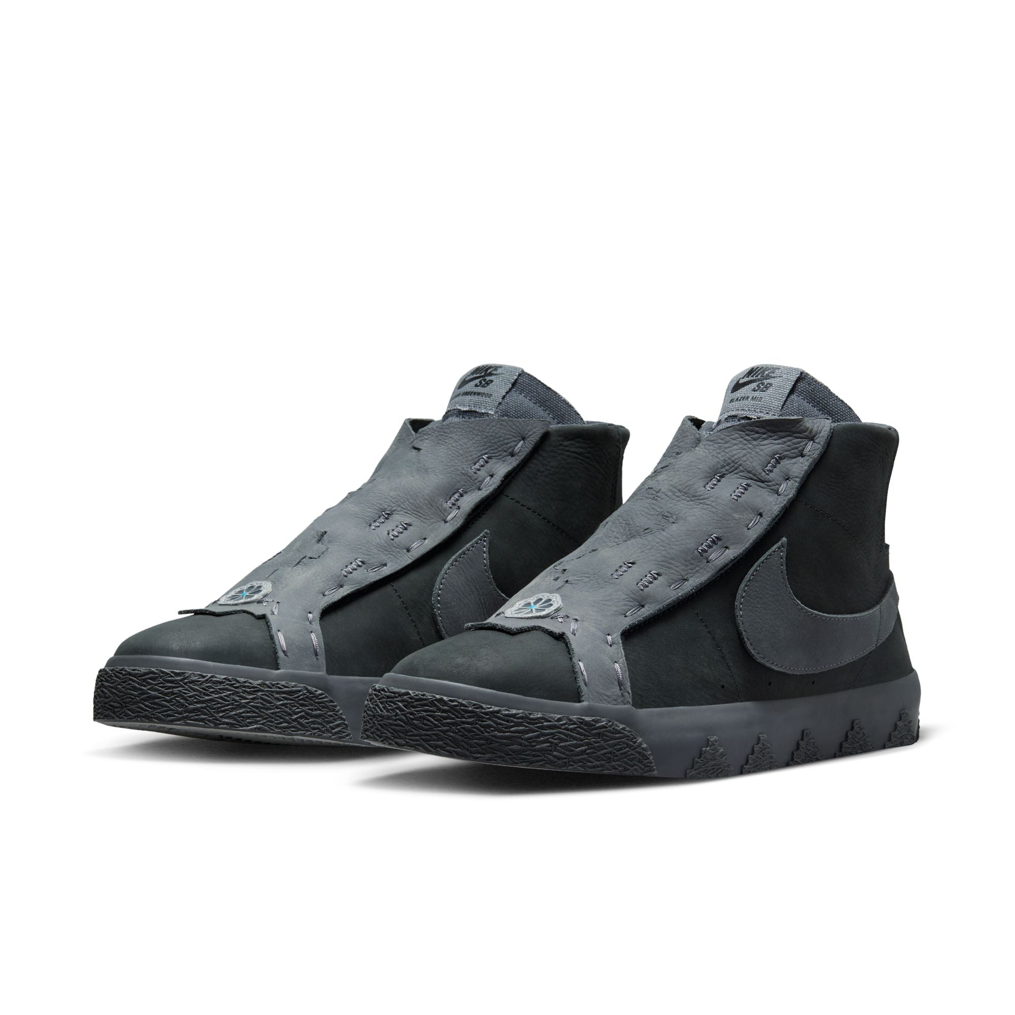 Nike SB Blazer Mid Di'Orr Greenwood Anthracite/Dark Smoke Grey Shoes – Long  Beach Skate Co