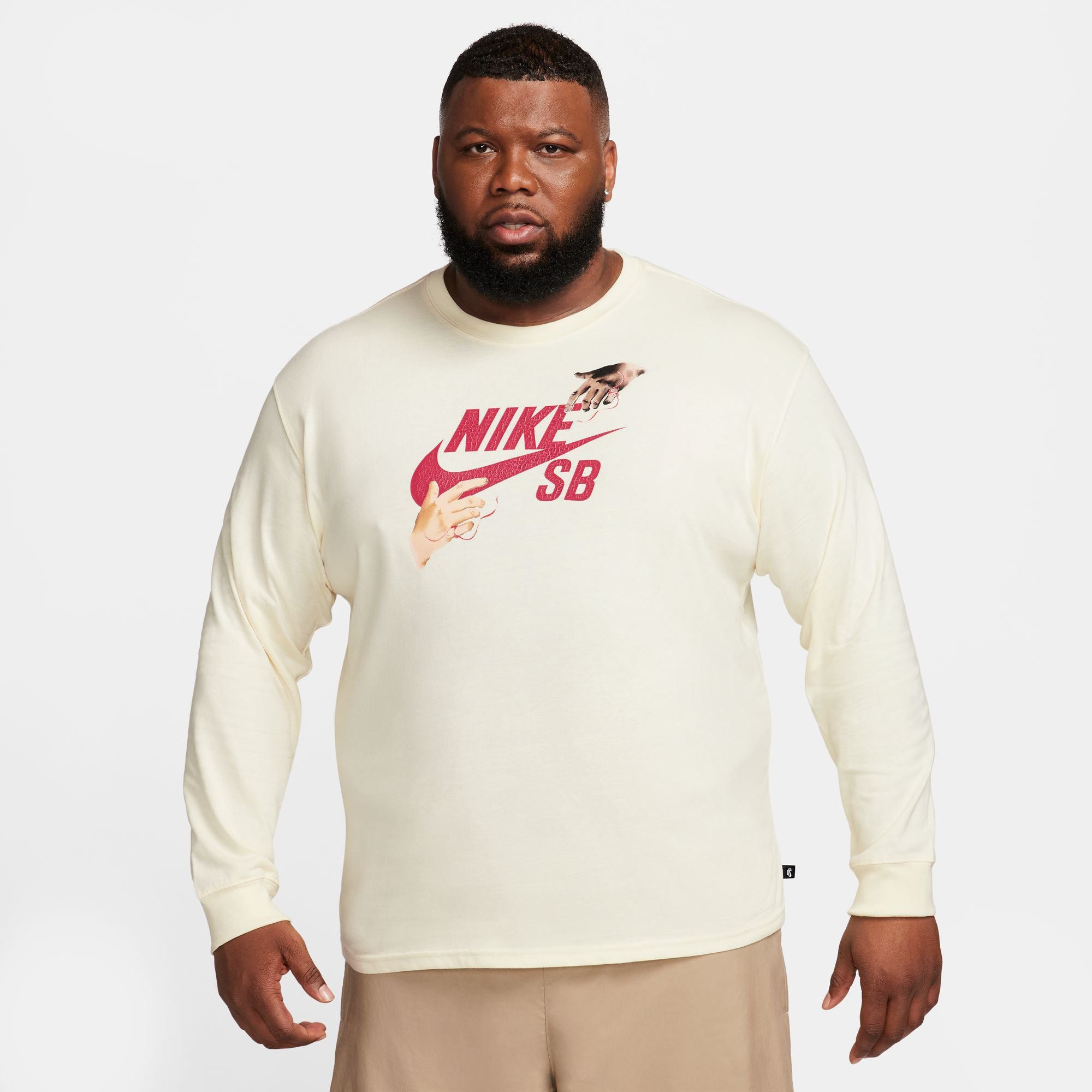 Nike long sleeve shirts cotton best sale