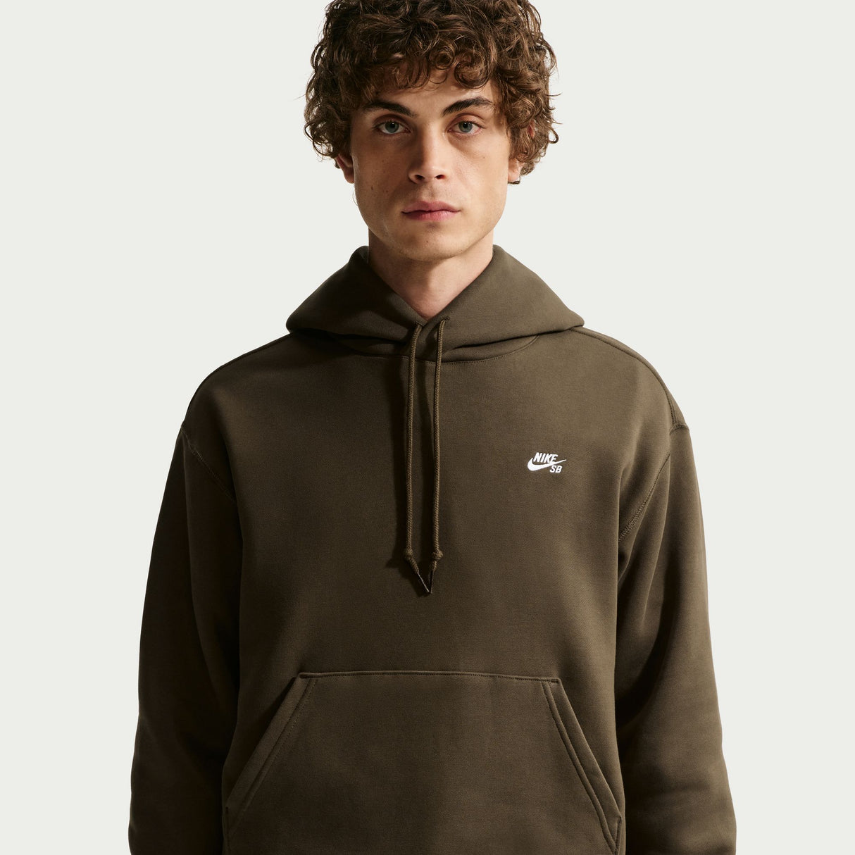 Nike SB Essential Logo Dark Hazel/White Hooded Sweatshirt