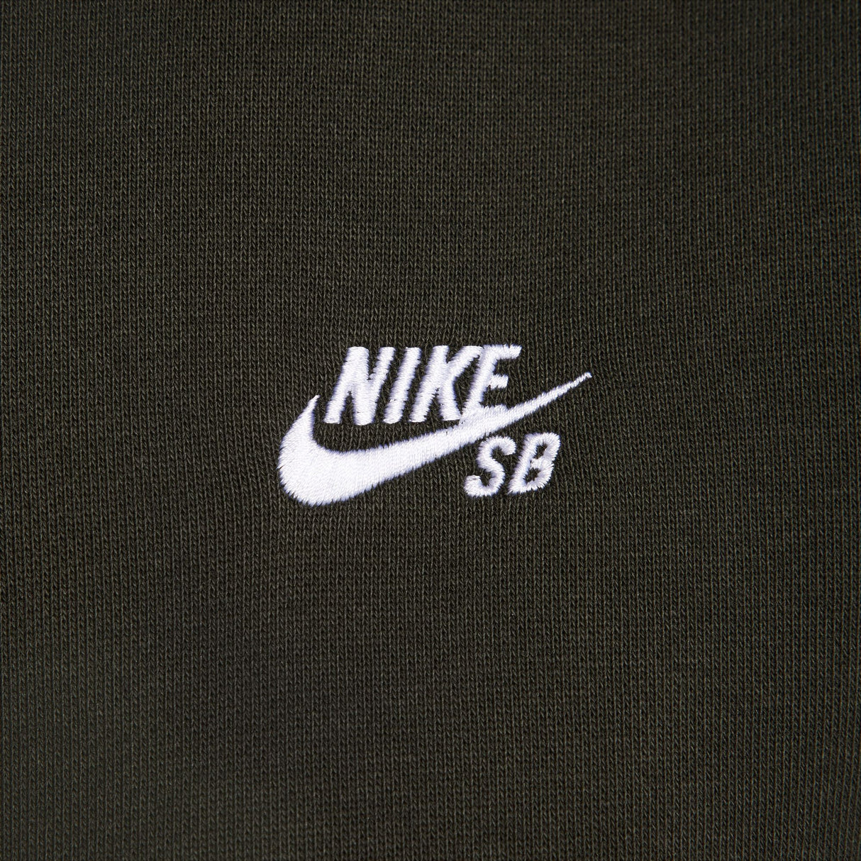 Nike SB Essential Logo Sequoia/White Hooded Sweatshirt