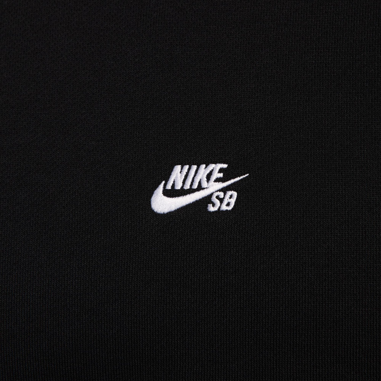 Nike SB Embroidered Essential Black/White Crewneck Sweatshirt