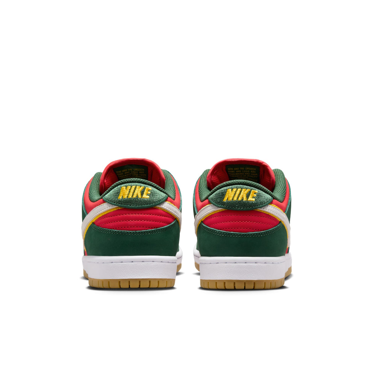 Nike SB Dunk Low Fir/White/University Gold/Fire Red Shoes