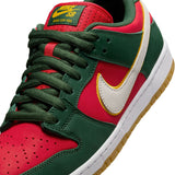 Nike SB Dunk Low Fir/White/University Gold/Fire Red Shoes